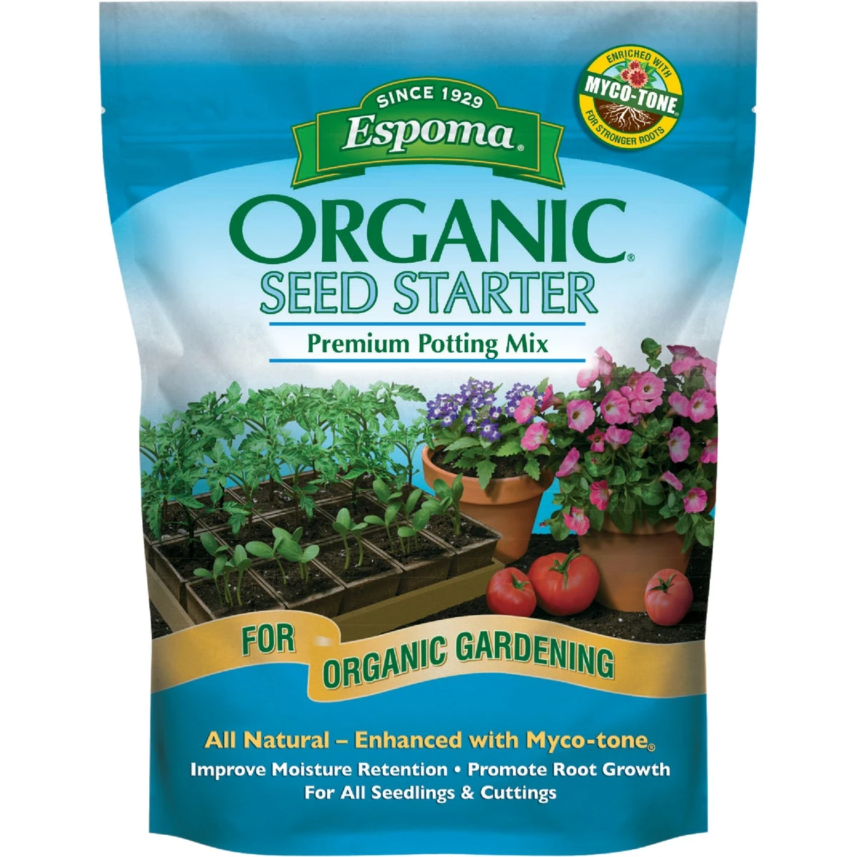 Seed Starter Potting Mix, Organic, 8 Qts.