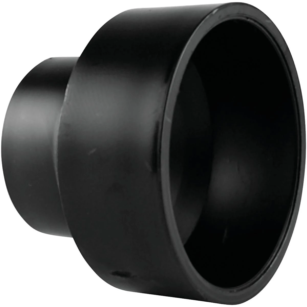 ABS/DWV Coupling, Hub x Hub, 3 x 1-1/2 In.