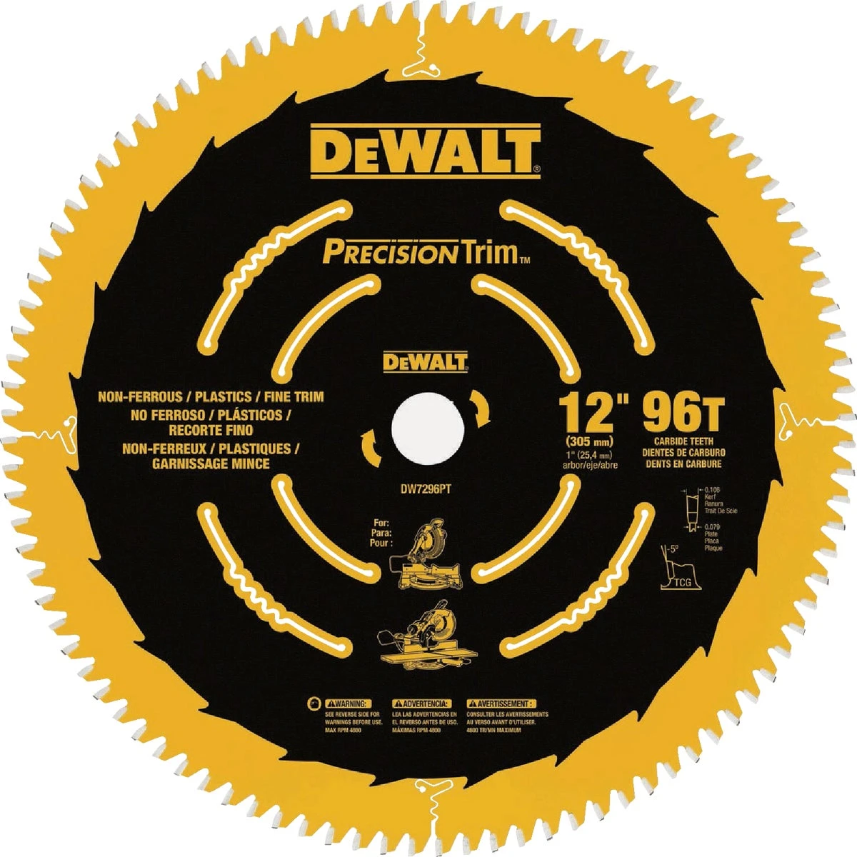 Fine Crosscut Blade, 96-Tooth x 12 In.