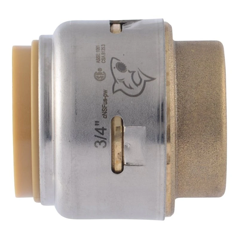 3/4 In. Push-Fit Pipe Endstop, Lead Free