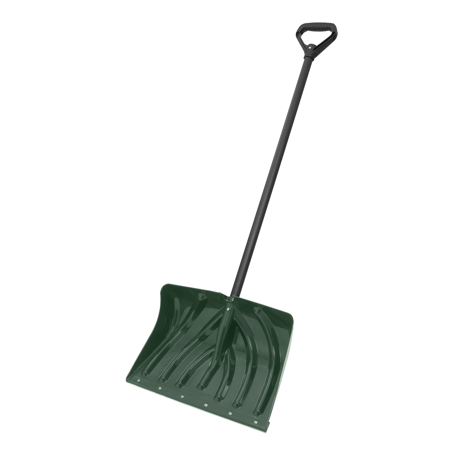 Poly Snow Shovel/Pusher, Black 18 In. Blade