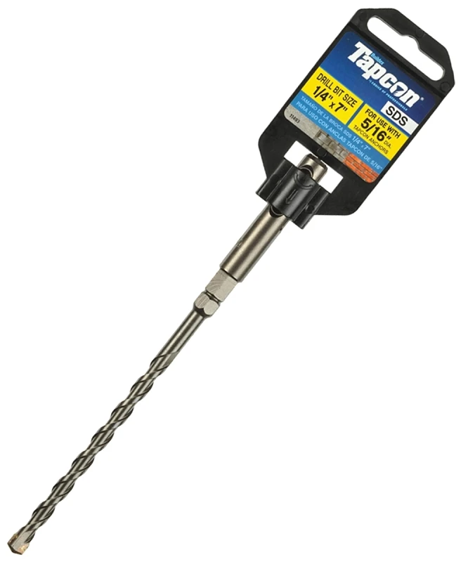 Carbide Shank Drill Bit, 1/4 x 7 In.