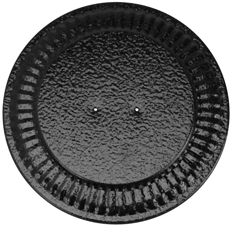 Stove Pipe Flue Stop, Black, 24 Gauge, Fits 6 to 9.5 In.