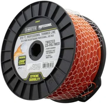 819 Ft. X 0.095 In. Twisted Trimmer Line - Orange