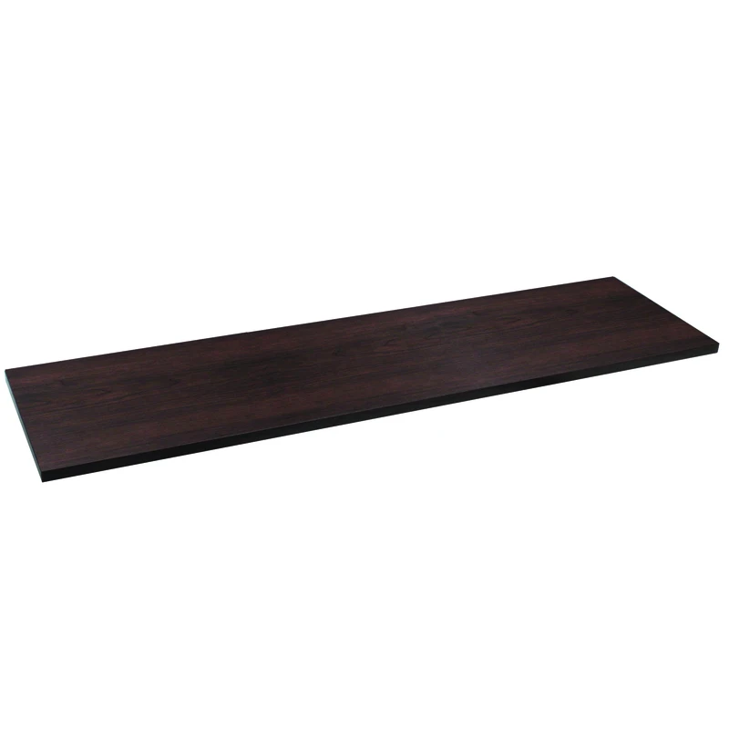 Melamine Shelf, Espresso, 12 x 48-In.