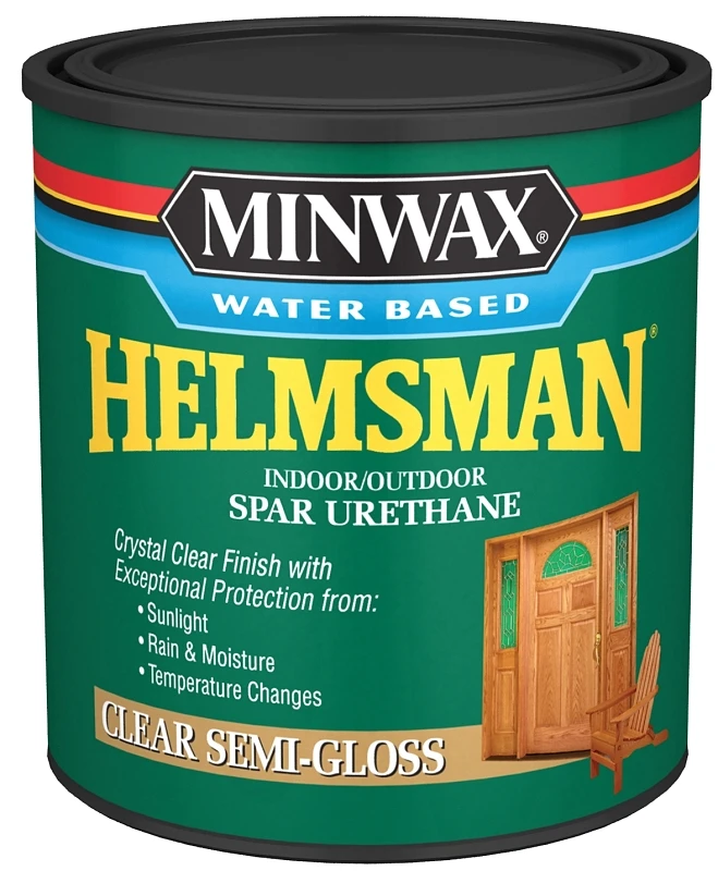 Helmsman Semi-Gloss Water-Based Spar Urethane, Qt.