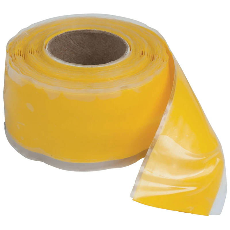 Self-Sealing Silicone Repair Tape, Yellow, 1-In. x 10-Ft.