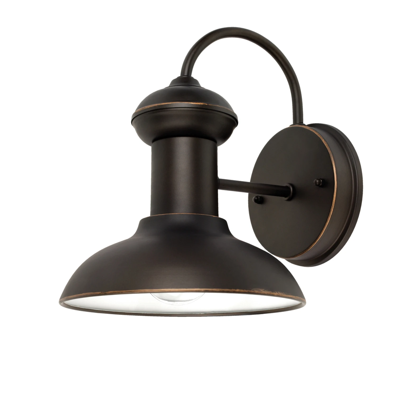 Light Fixture, Wall Mount, Weather Resistant Steel, Oil-Rubbed Bronze
