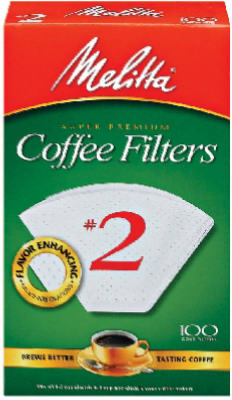 100-Pack #2 White Cone Coffee Filters