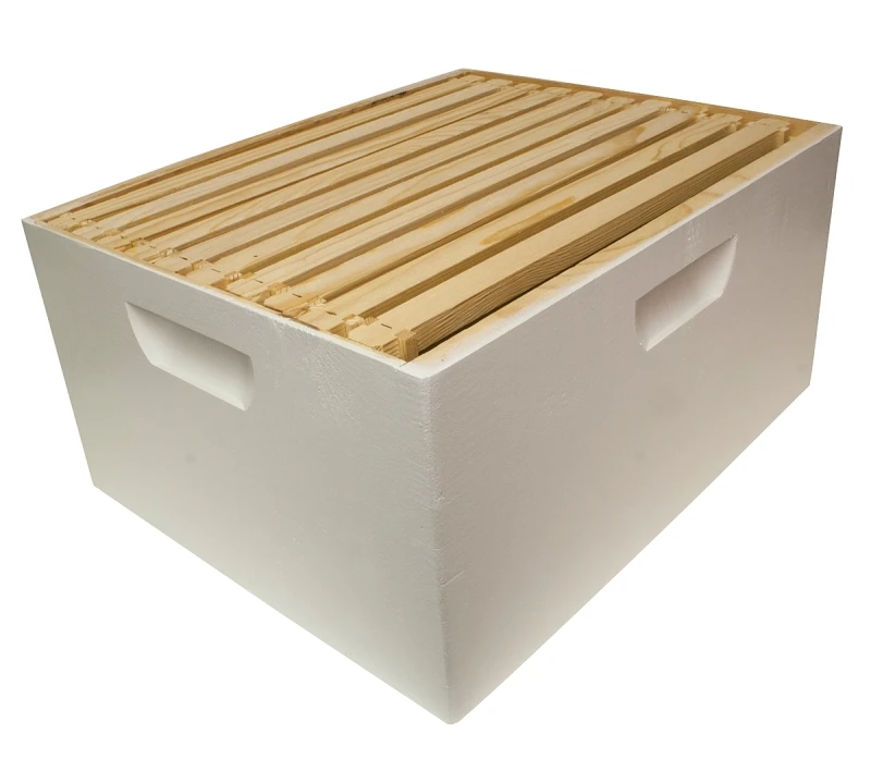 Beekeeping Deep Brood Box, Assembled, White