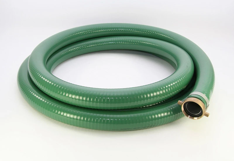 Water Suction & Discharge Hose, Green, 2 In. x 20 Ft.