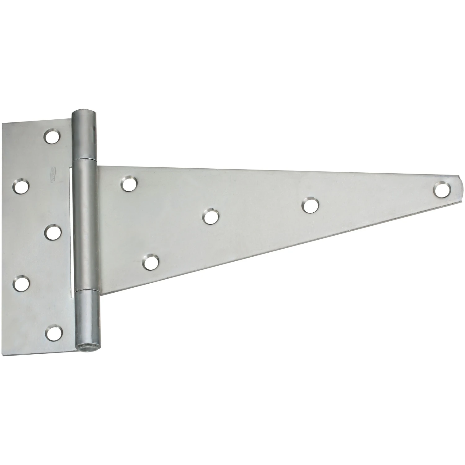 Gate T-Hinge, Extra Heavy Duty, Zinc, 12 In.