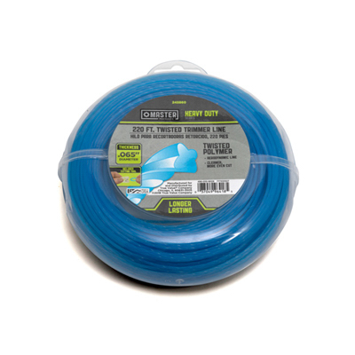 220 Ft. X 0.065 In. Twisted Trimmer Line - Blue, Model 245860