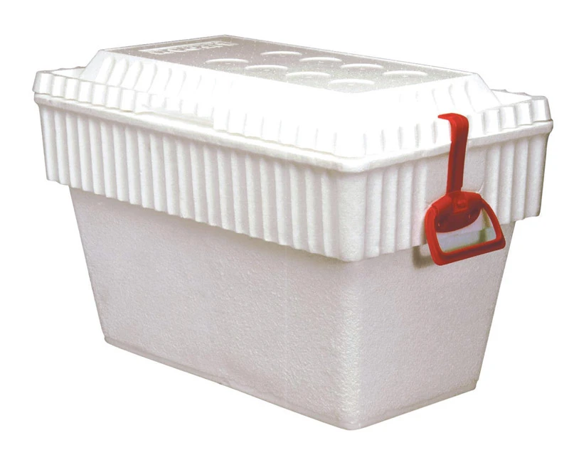 Senior Chest with Side Handles & Lid Lock, Styrofoam, 40 Qt.