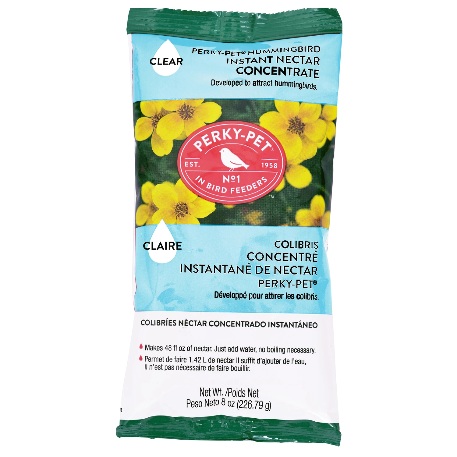 Hummingbird Nectar, 8 oz. Clear Instant Dry Mix
