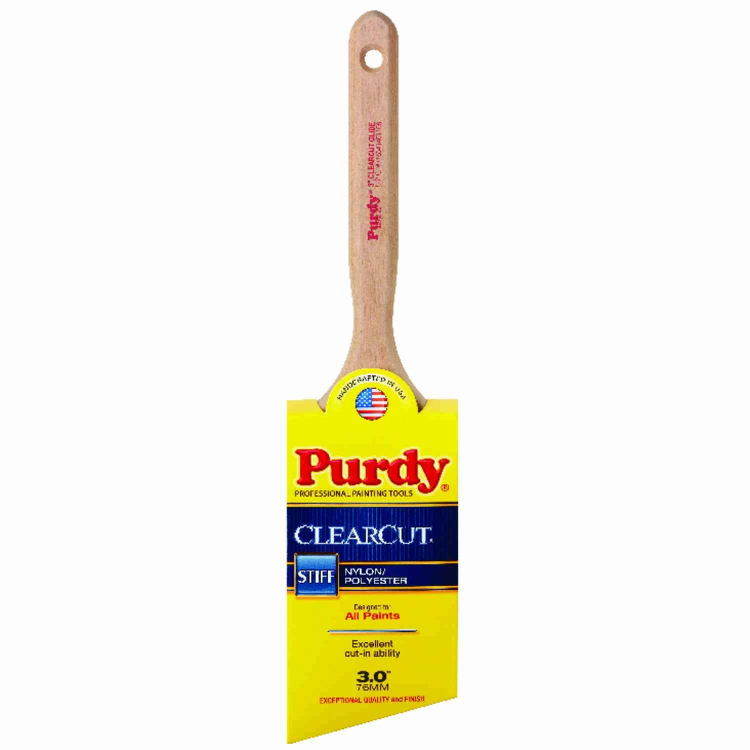 Clearcut Glide Angular Trim Paint Brush, 3 In.