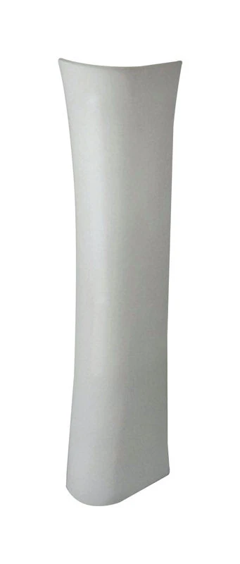 Pedestal for Lavatory Sink, With Hanger, White
