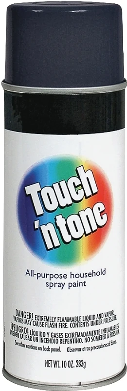 Touch 'N Tone Spray Paint, Semi-Gloss Black, 10-oz.