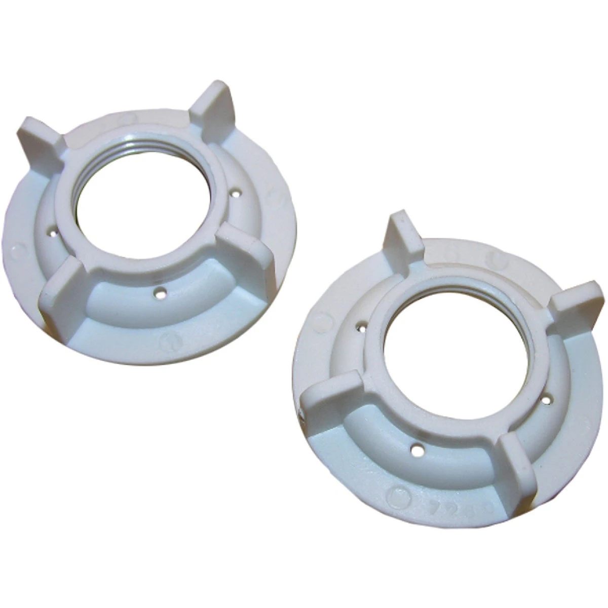 Winged Jam Nut, Plastic, 1/2 In. IP, 2-Pk.
