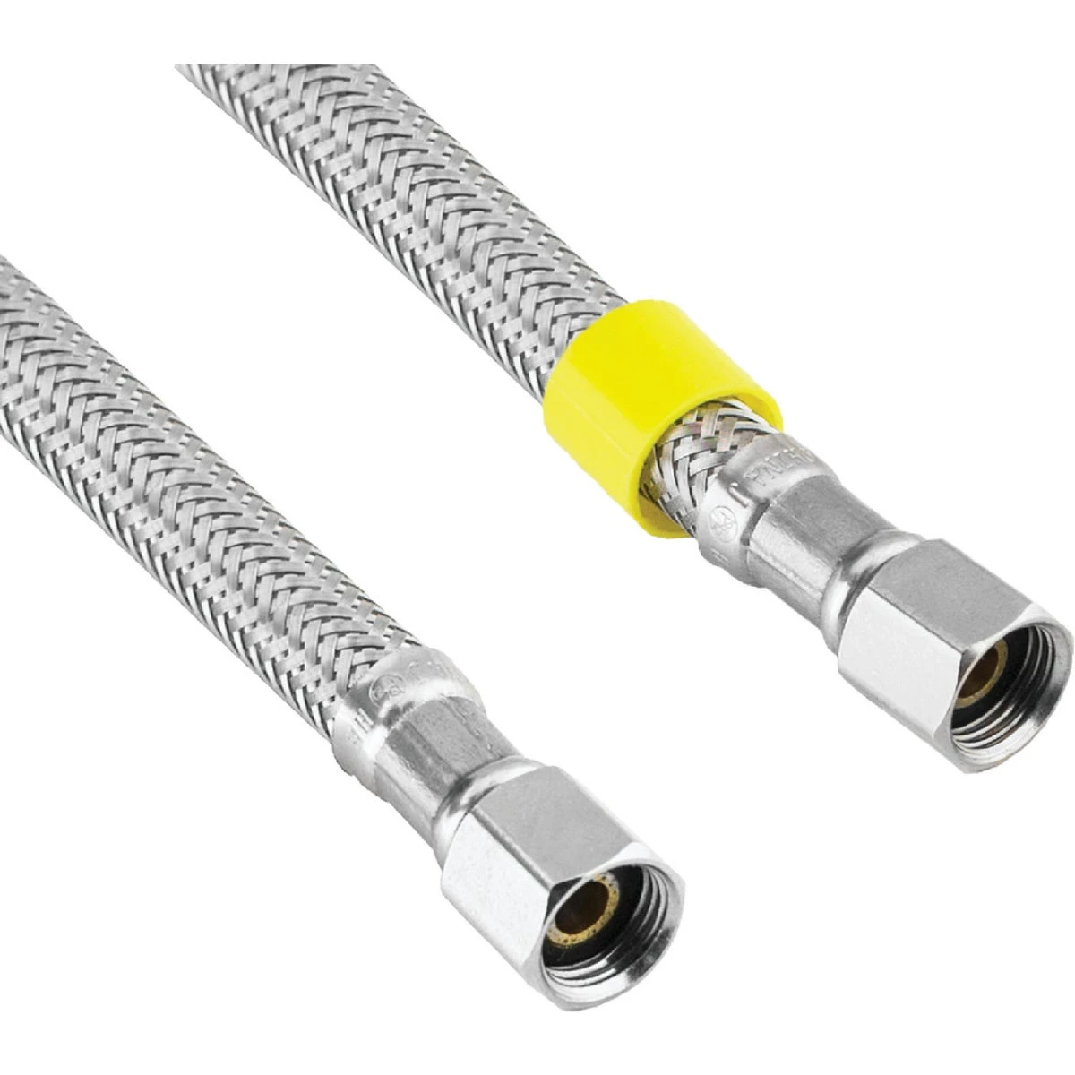 Ice Maker Connector, Stainless Steel, 1/4 In. Compression x 1/4 In. Compression x 60 In.