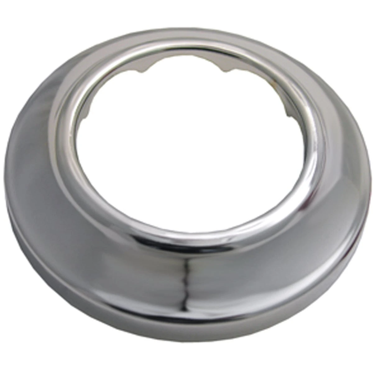 Sure Grip, Chrome Plated Shallow Flange, Fits 1-1/2 In. Iron Pipe