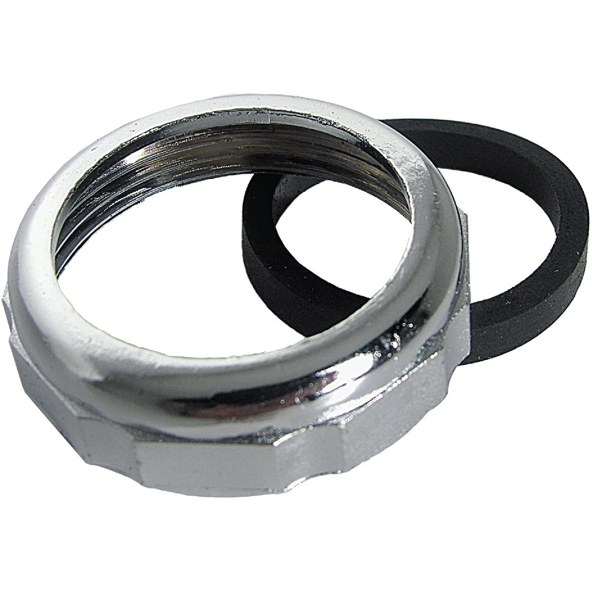 Slip Joint Nut With Washer, 1.25-In.