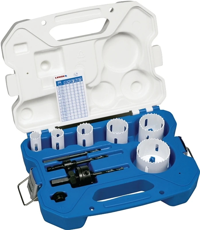 Plumbers' Hole Saw Kit, 9-Pc.