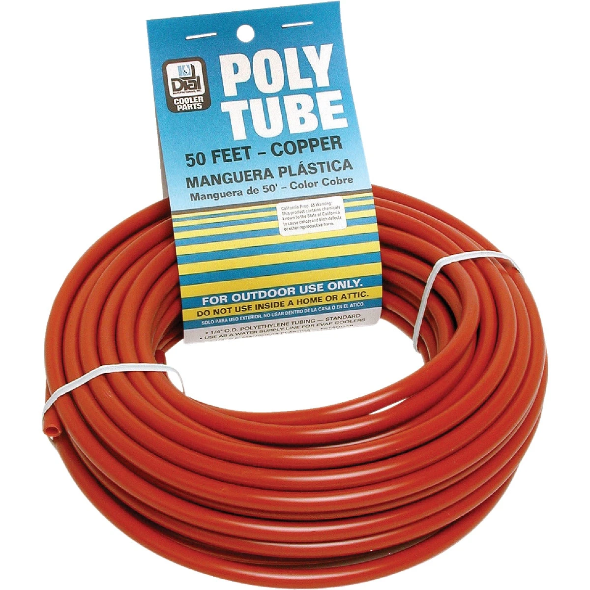 Evaporative Cooler Tubing Roll, Copper Poly, 1/4-In. x 50-Ft.