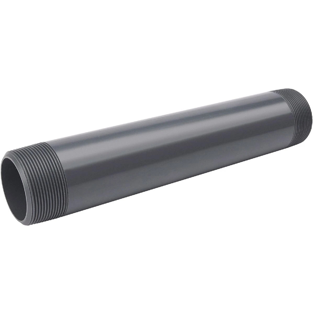Schedule 80 PVC Pipe Nipple, 1-1/4 x 12 In.