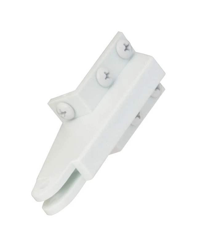 Lanai Screen Door Jamb Bracket, White