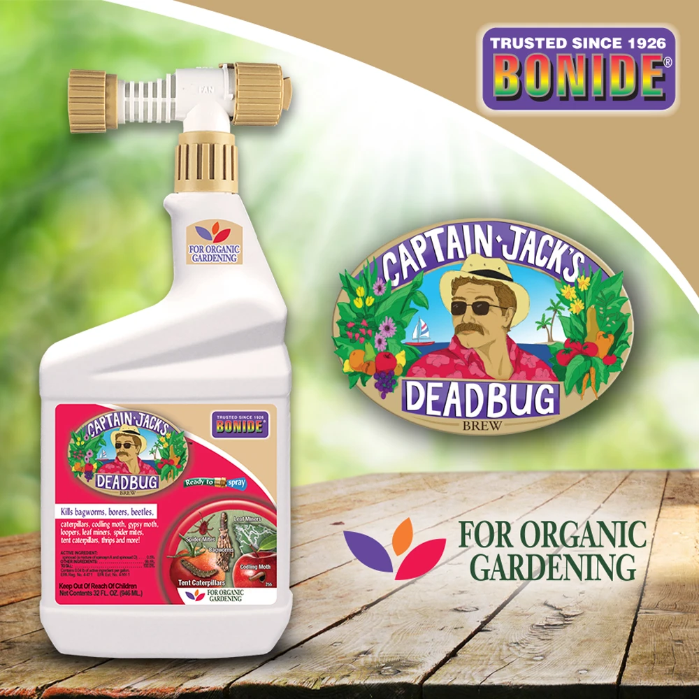 Captain Jack's Deadbug Brew Organic Outdoor Insecticide & Mite Killer, 32 oz. Ready-to-Spray