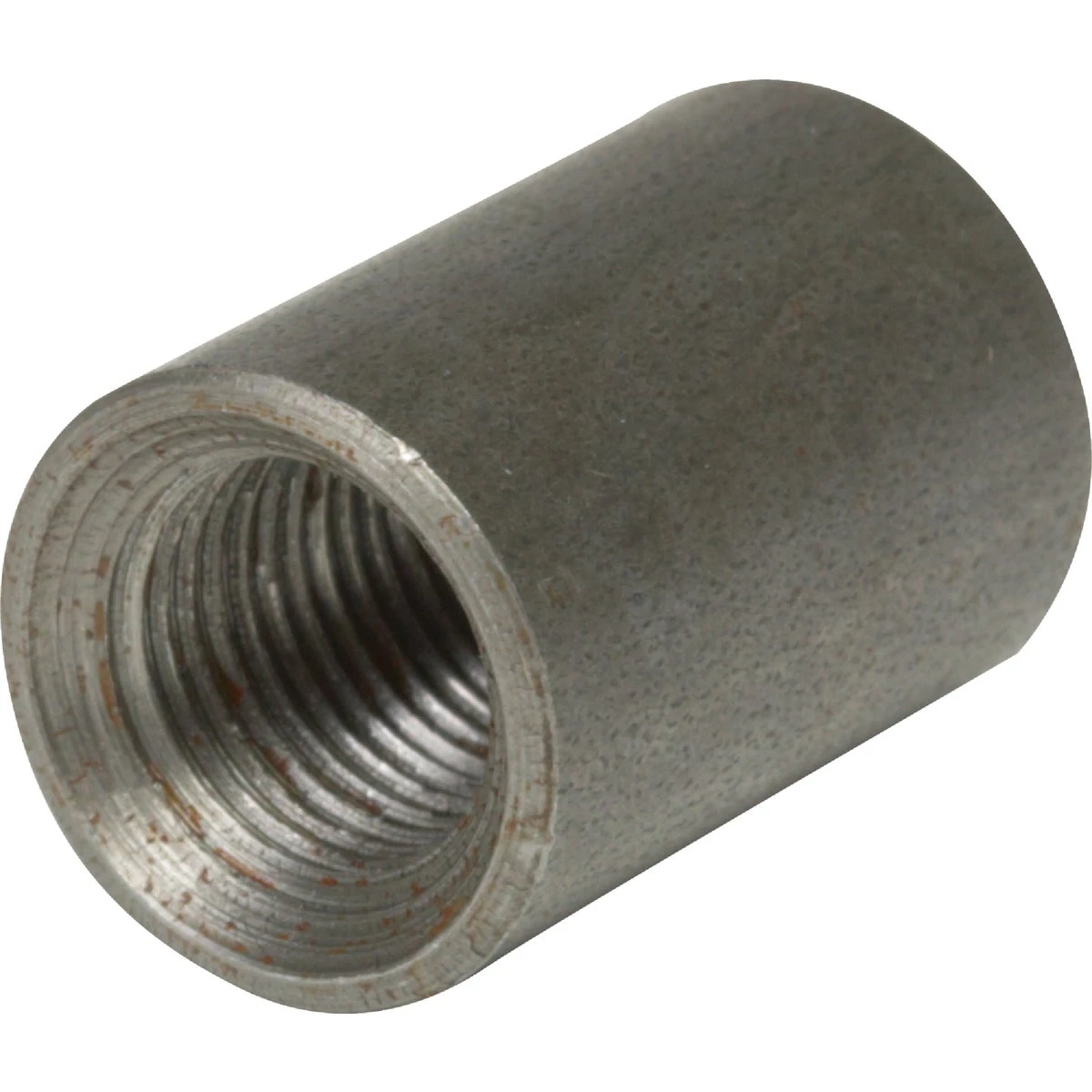 Black Pipe Coupling, Wrot Steel, 1/2 In.