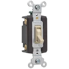 Pass & Seymour 15A Ivory Standard 4-Way Toggle Switch