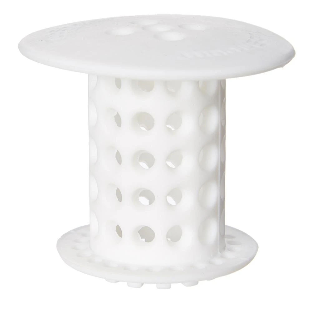 Tub Drain Hair Snare Catcher, White