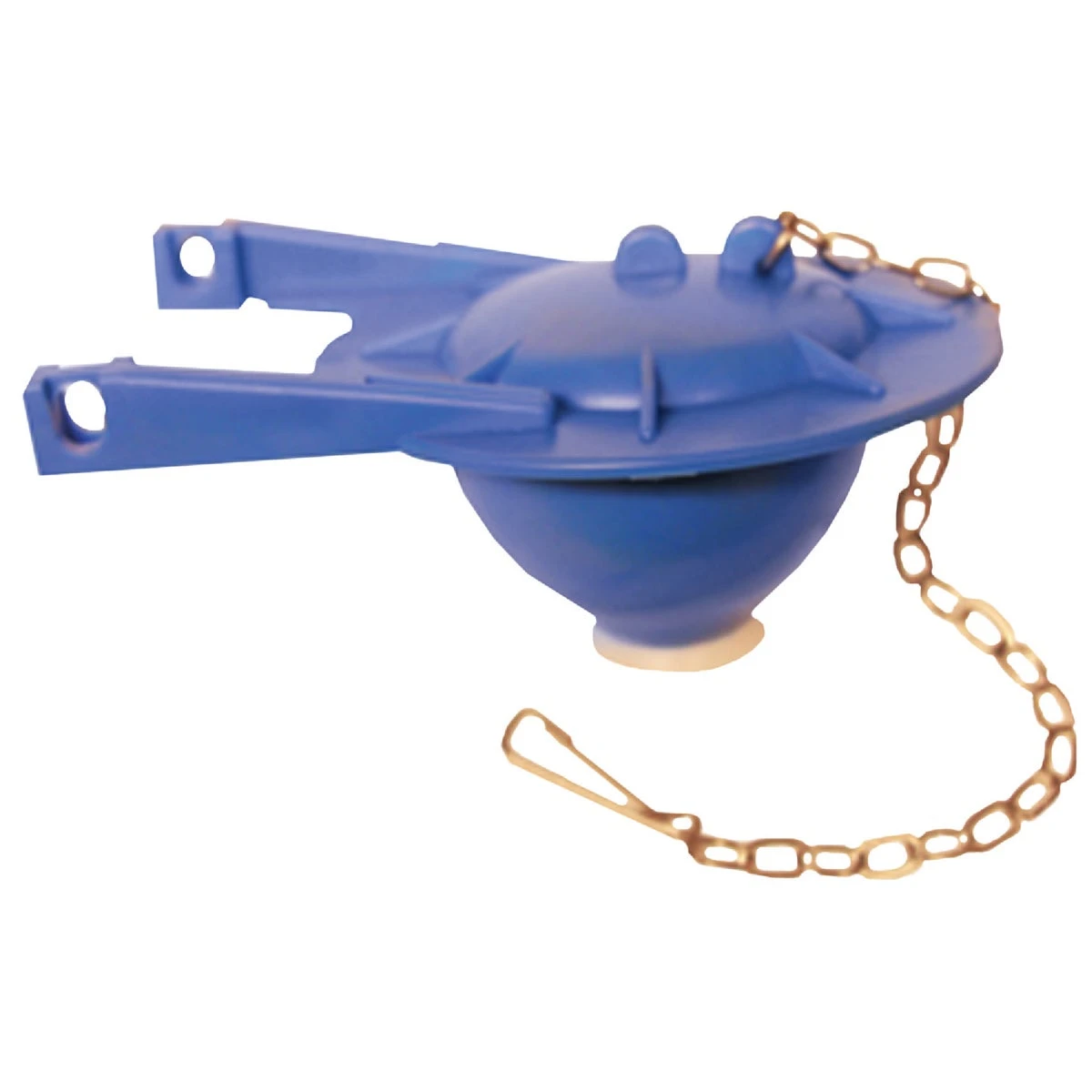 Toto-Style Toilet Flapper, Blue, 3 In.
