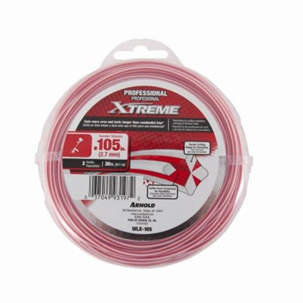 String Grass Trimmer Line, Best, Orange Red, .105 In. Dia. x 30 Ft., 2 Refills