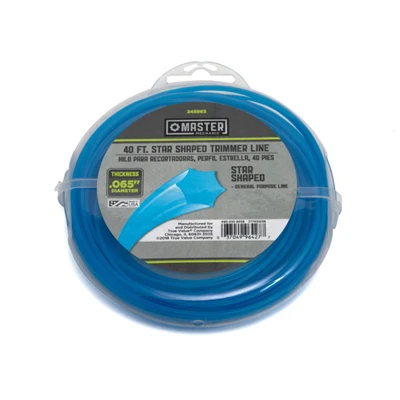 String Grass Trimmer Line, White, .065 In. Dia.x 40 Ft.
