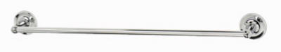Rounded Towel Bar, Chrome, 18-In.