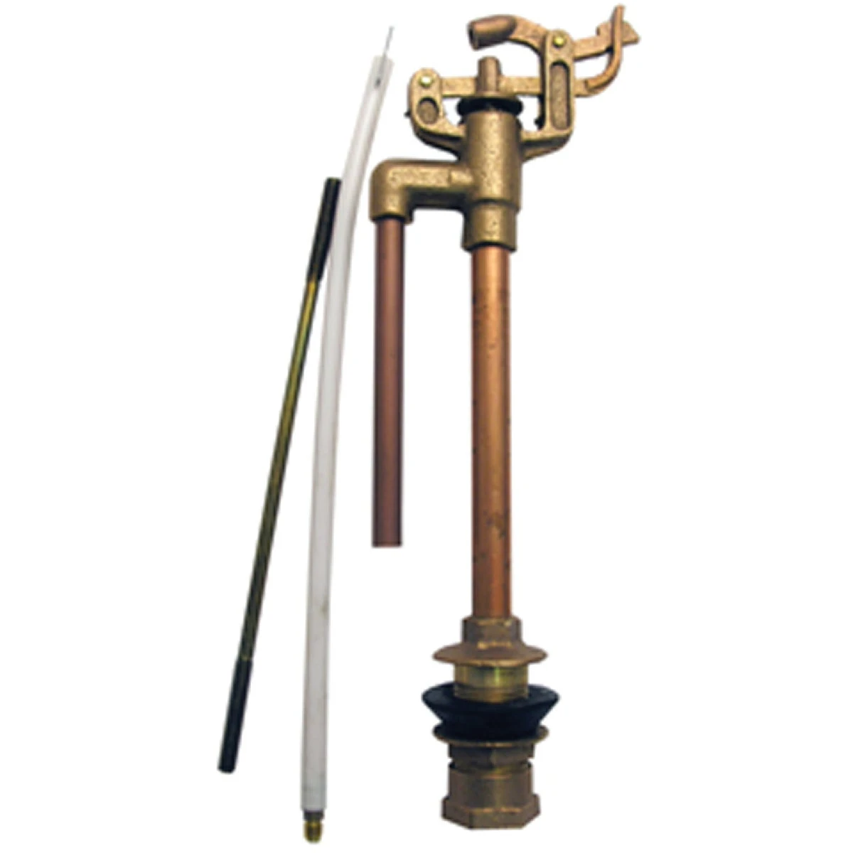 Toilet Ballcock, Brass, 9 In.