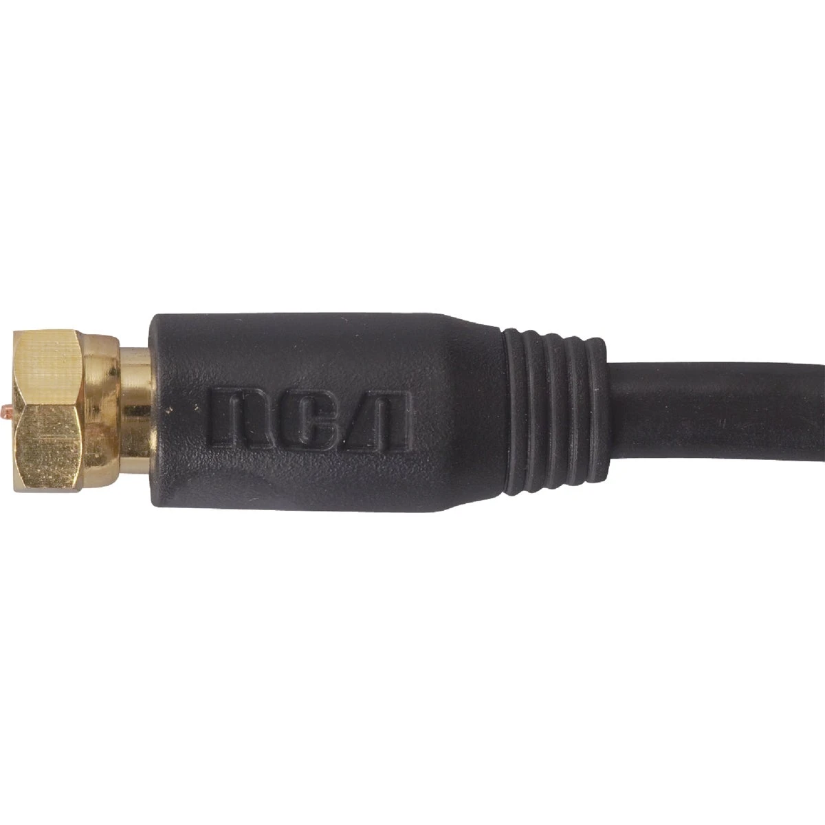 RG6 Coaxial Cable, Black, 100 Ft.