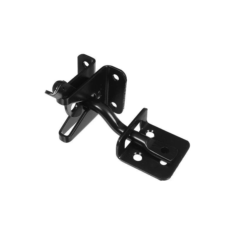Gate Latch, Adjustable Sag, Black, 4 In. Bar
