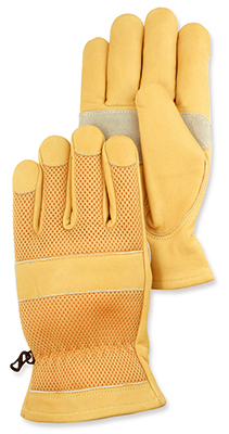 Premium Quality Grain Cowhide Gloves, Medium Size, Model Tb557etm