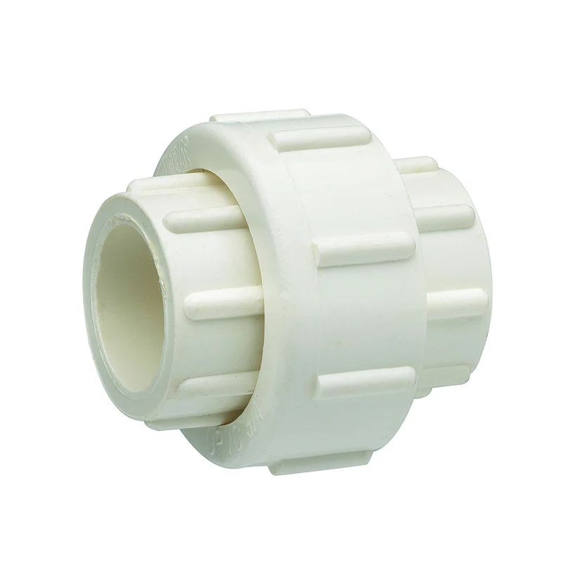 Schedule 40 PVC Solvent Weld Slip Union, 2 In., Slip x Slip