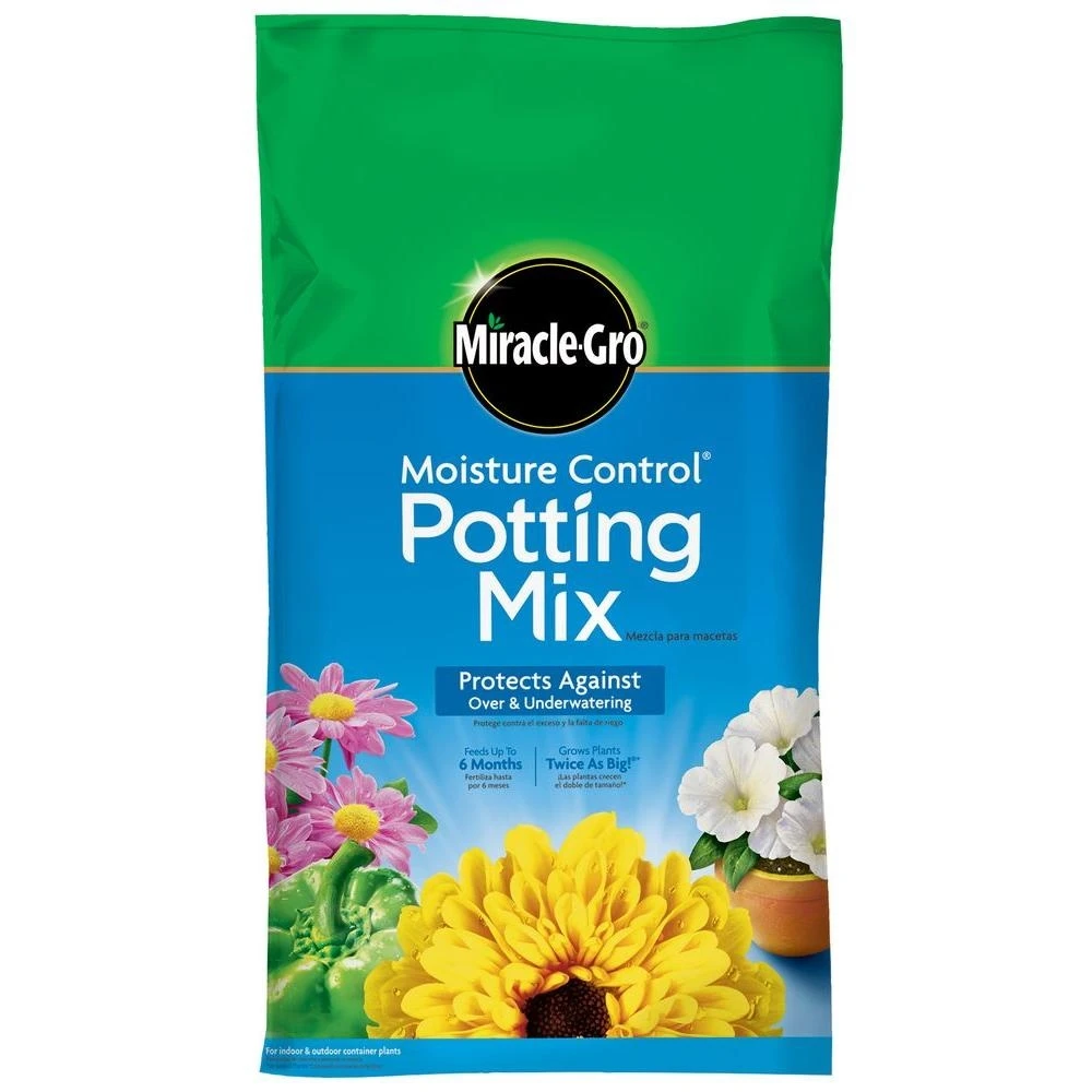 Moisture Control Potting Mix, For Container Plants, 25 qt.
