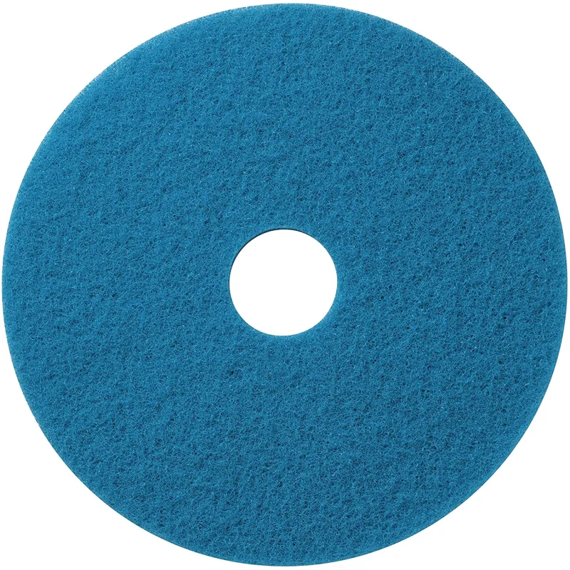 Americo Manufacturing 400417 Blue Cleaner Floor Scrubbing Pad (5 Pack), 17″