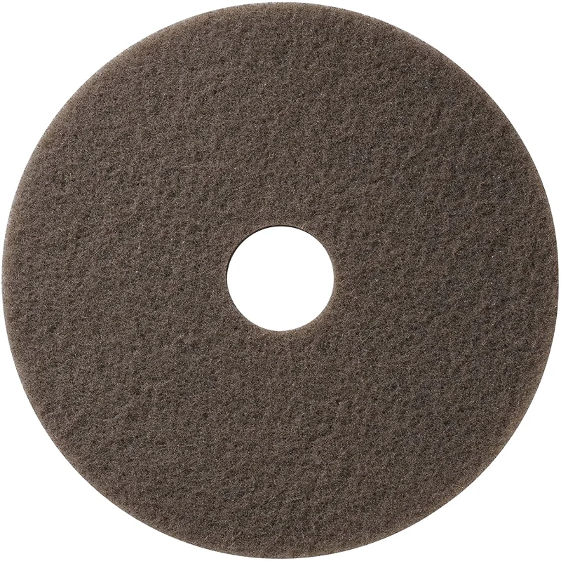 Americo Manufacturing 403624 Champagne Ultra High Speed Synthetic Fiber Burnishing Floor Pad (5 Pack), 24″