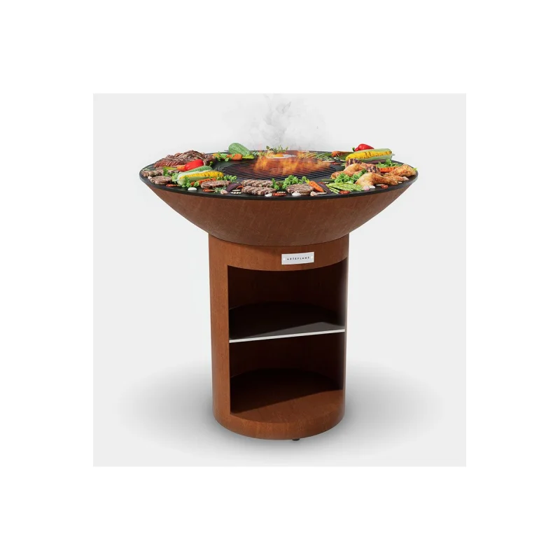 Arteflame Classic 40″ Grill – Tall Round Base With Storage