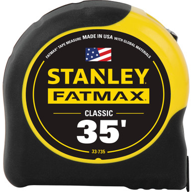 Stanley Products FatMax BladeArmor Classic Tape Measure, 1 1/4" x 35' #33-735 (Qty. 1)
