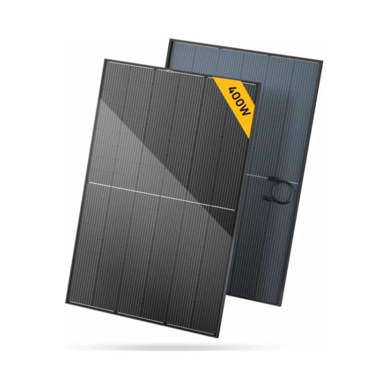 BougeRV 400W 12V 10BB Mono Bifacial Solar Panel