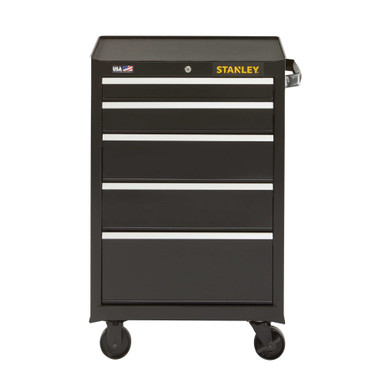 Stanley Products Stanley 300 Series 5-Drawer Rolling Tool Cabinet, 26" #STST22753BK (Qty. 1)